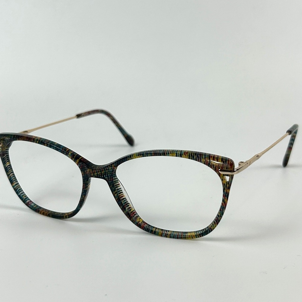 OWP 2189 200 Women's Eyeglasses Frame Multicolor Cat Eye Full Rim 50-17-135 mm